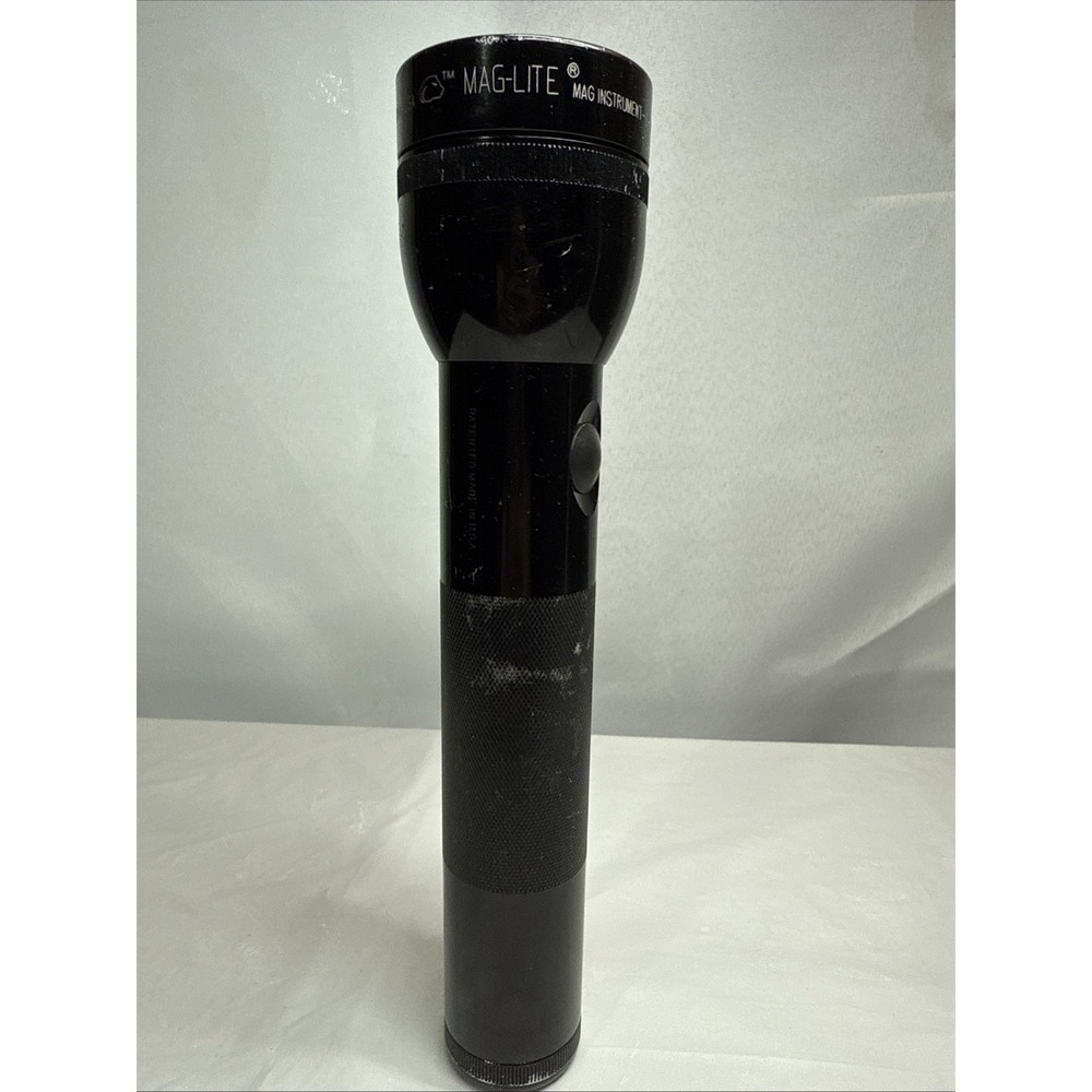 10" MAG-LITE 2D Flashlight -Black MADE IN USA Tested